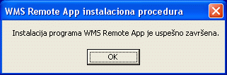 Kraj instalacije